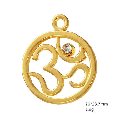 Gold Yoga Symbol