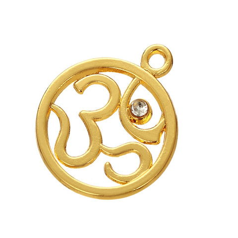 Gold Yoga Symbol